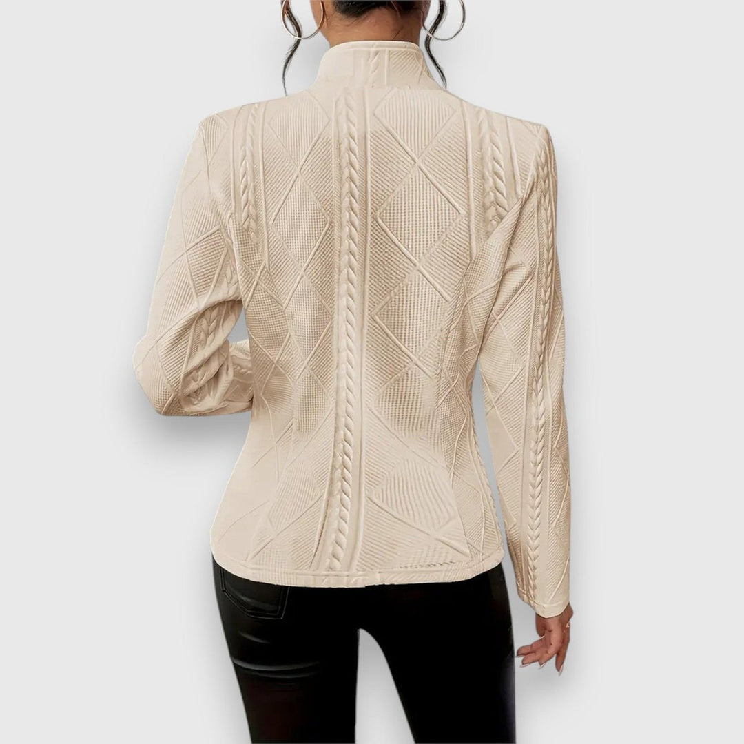 Loretta | Cardigan Texturizzato con Bottoni sul Davanti