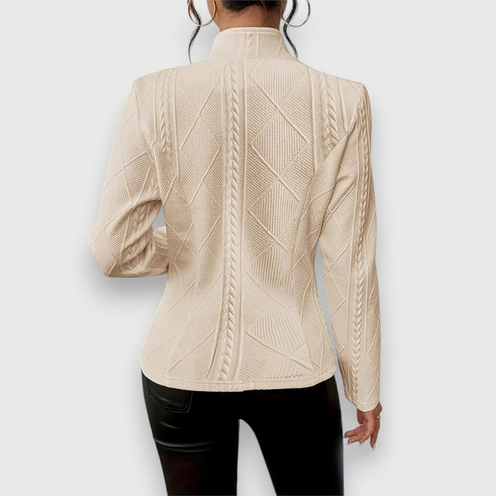 Loretta | Cardigan Texturizzato con Bottoni sul Davanti