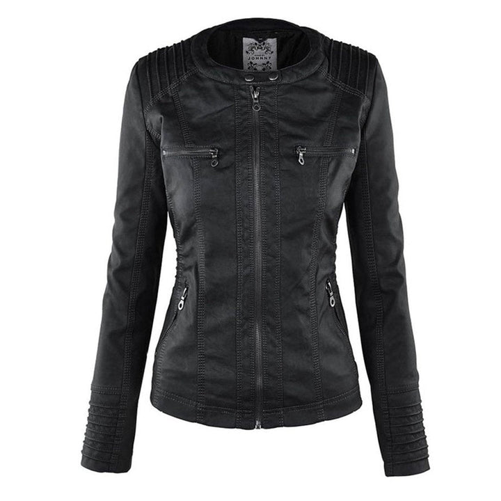 Lucinda | Giacca Biker con Cappuccio Removibile