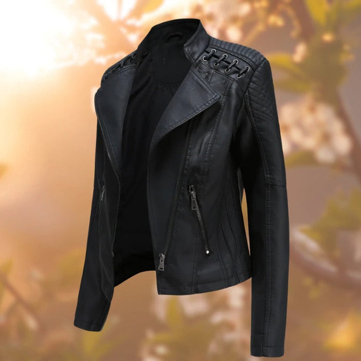 Ruby | Giacca Biker con Zip Stile Moto