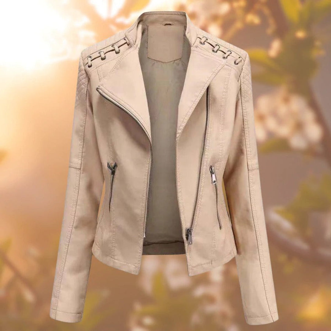 Ruby | Giacca Biker con Zip Stile Moto