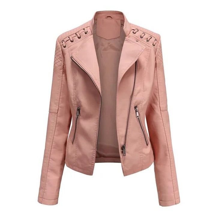 Valentina | Giacca con Zip in Stile Biker