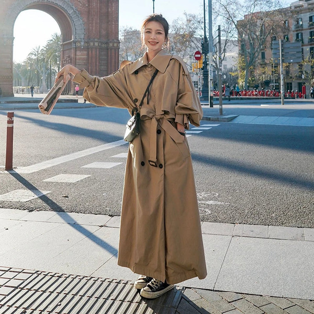 Lena | Trench Lungo Oversize Doppiopetto