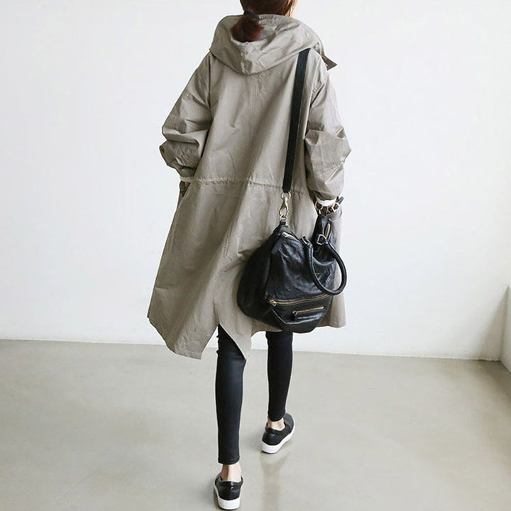 Maisie | Cappotto Oversize con Cappuccio e Bottoni sul Davanti