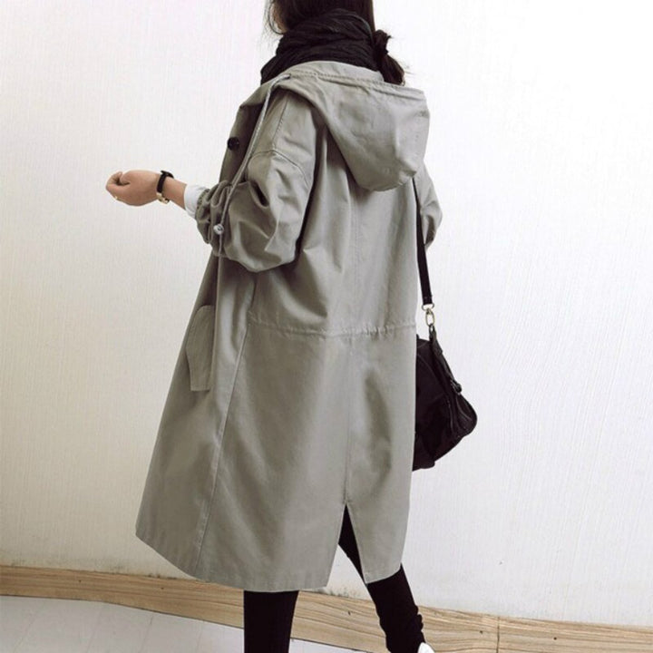 Maisie | Cappotto Oversize con Cappuccio e Bottoni sul Davanti